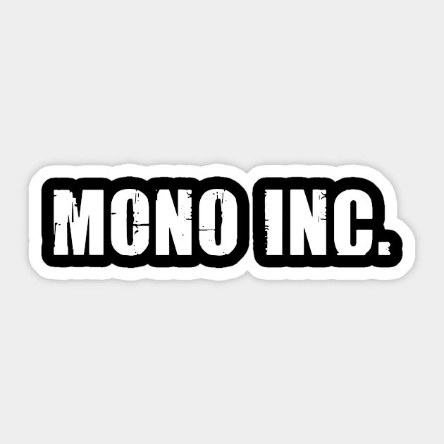 Mono Inc Sticker by chloewilder.xyz